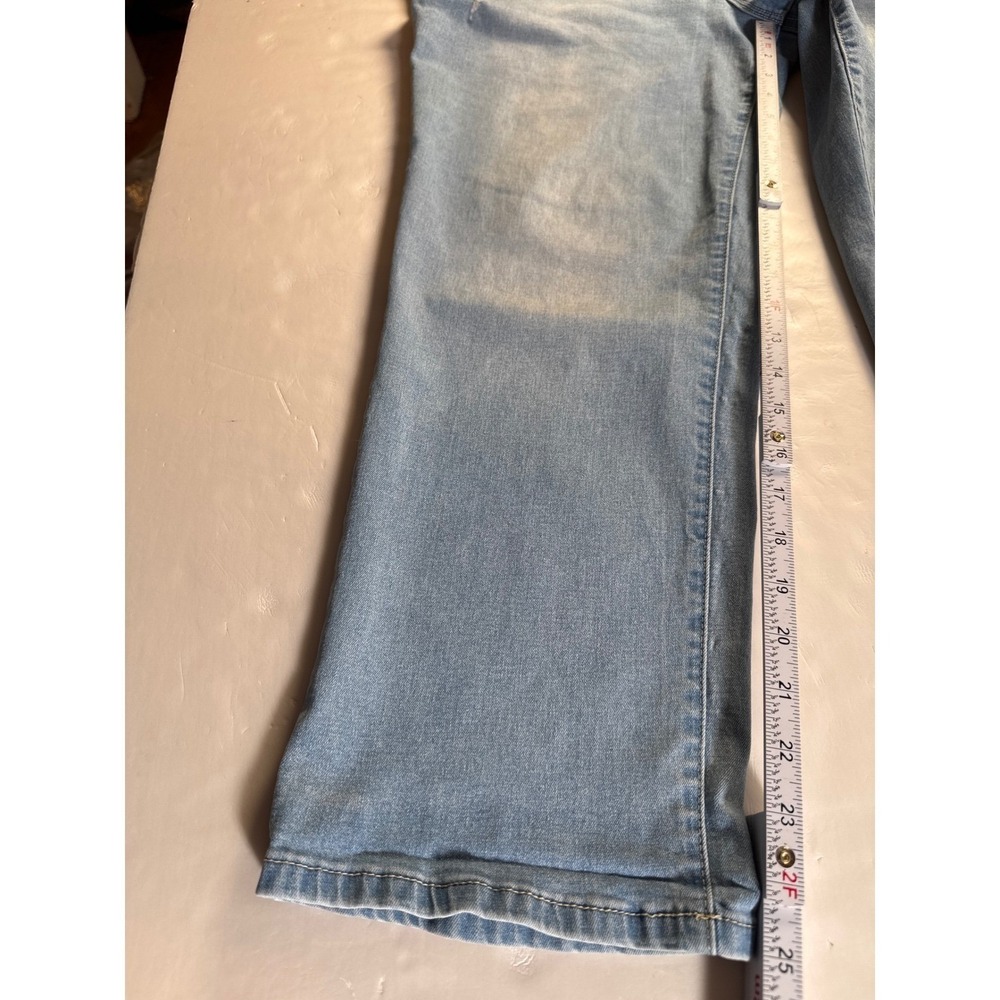 NICOLE MILLER NY Womens‎ Jeans 18 Soho High Rise Slim Straight Cropped Stretch - Picture 10 of 11